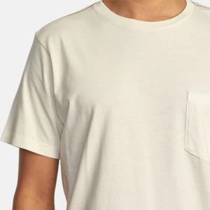 T-shirts pour hommes 100 % coton de luxe 300G, col épais, personnalisables avec logo, vierges, coupe oversize, respirants, vente en gros, fournisseur en vrac - Product Image 3