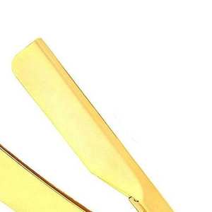 Maquinilla de Afeitar Desechable Profesional para Hombre, Color Dorado, Completamente de Acero, con Logotipo Personalizado, Maquinilla de Afeitar para Barbería - Product Image 5
