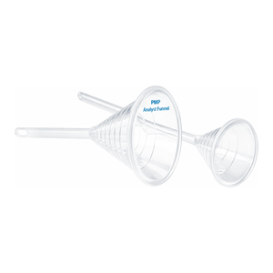 Entonnoir Analytique Transparent PMP avec Côtes Spirales pour Filtration Rapide en Laboratoire - Product Image 1
