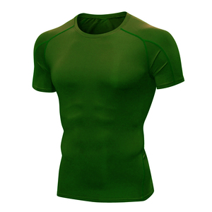 T-shirt de compression élastique à séchage rapide pour homme, idéal pour la course, le basketball et le fitness - Product Image 5