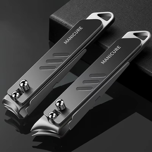 Coupe-ongles 1 pièce en acier inoxydable, ciseaux de manucure pour ongles épais et durs, nouveau design - Product Image 3