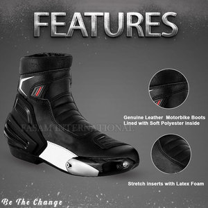 High Quality Sports Motorbike Shoes Private Label Motorbike Shoes Best Manufacture Motorbike Shoes - Product Image 2