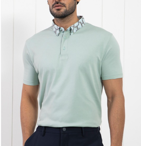 Polo pour homme, tissu respirant, manches courtes, vêtements décontractés de qualité supérieure, pour le travail, les voyages et les loisirs - Product Image 5