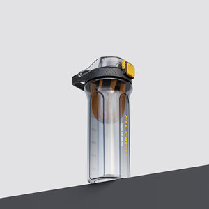 Bouteille shaker de sport pour protéines et smoothies |   Bouteille shaker en plastique durable avec couvercle à verrouillage sécurisé et design facile à transporter - Product Image 5