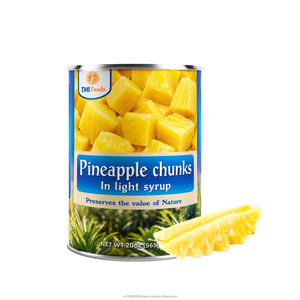 Vietnam Manufacturer Supply Cheap Price Hot Selling High Quality Canned <b>Pineapple</b> Chunks In <b>Light</b> Syrup 20oz/30oz/A10 - Product Image 2