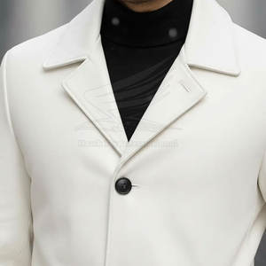 Abrigo de Lana Suave para Hombre, Diseño Nuevo 2026, Duradero, Transpirable, con Ribete de Piel, Personalizable, Ajuste Cómodo, Gran Venta - Product Image 5