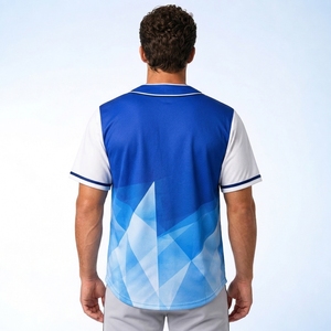 เสื้อเบสบอลมืออาชีพ แห้งเร็ว ผลิตจากโพลีเอสเตอร์ ระบายอากาศได้ดี น้ำหนักเบา ยืดหยุ่น คล่องตัว สามารถปรับแต่งได้ - Product Image 2