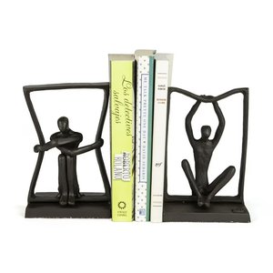 Porte-livres en fer de style vintage, lourds et décoratifs, en métal, pour la maison, le bureau ou la bibliothèque, prix d'usine - Product Image 2