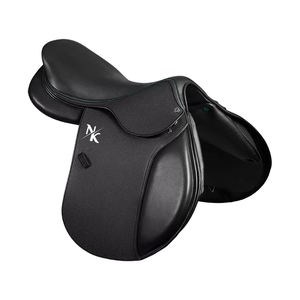 Silla de montar profesional de cuero vacuno de primera calidad para competición y entrenamiento ecuestre, productos de carreras de caballos ingleses de la India. - Product Image 1