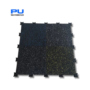 <b>Interlocking</b> Anti-Slip Waterproof Noise Insulating SBR EPDM Rubber Tiles for Shockproof Eco-Friendly Gym Playground <b>Flooring</b> - Product Image 5