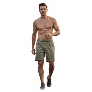 Hot Straight High Quality 100% Polyester Solid Digital Printing Quick Dry Mid Waist Front Logo Casual Sports <b>Shorts</b> for <b>Men</b> - Product Image 6