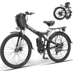 Nueva Bicicleta Eléctrica Plegable con Marco de Aluminio 2025, Bicicleta Eléctrica de Montaña de 960WH/48V para Adultos, 26 MX300 - Product Image 2
