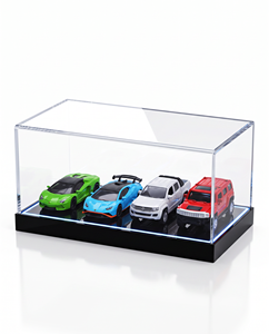 Elegant Premium Clear Acrylic Artful Cosmos Eco-Friendly Glossy Finish Durable Multifunctional Rectangle Toy Car <b>Display</b> - Product Image 2