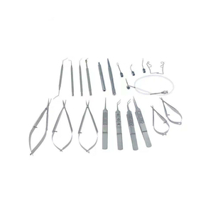 Manual Cataract Ophthalmic Equipment Set Stainless Steel <b>Surgical</b> <b>Instruments</b> Including Needle Holder Aluminum Sterilization Box - Product Image 2