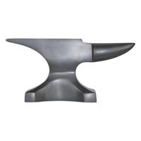 Enclume en aluminium forgé sur mesure, haute dureté, finition noire, pour forgeron, à une seule corne