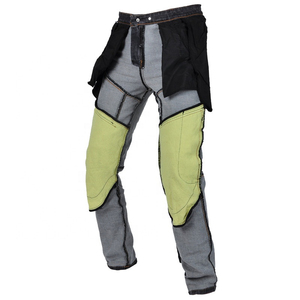 Best-selling Customizable High Quality Fall-Resistant Breathable Quick Dry Anti-UV Unisex Denim Biker Pants Cover Off-<b>road</b> All - Product Image 2