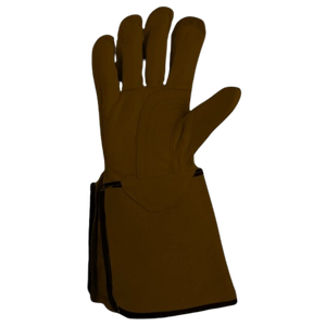 Hockey TIG Welding Gloves Heavy Duty Cowhide Grain Split Leather Firefighter Spark Resistant Gloves for Hand <b>Arm</b> Protection - Product Image 3