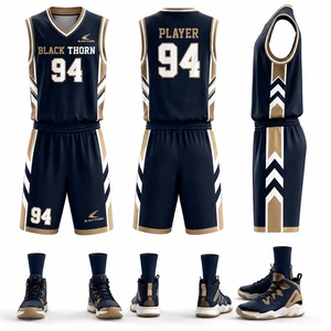 Camisetas de Baloncesto Personalizadas para Hombre, de Alta Calidad, con Bordado, Malla Transpirable en la Parte Delantera, Uniformes con Impresión por Sublimación - Product Image 6