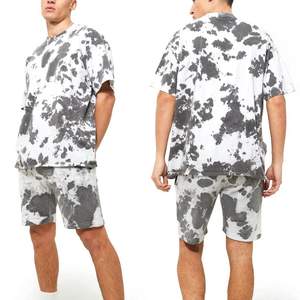 Service OEM, vêtements de sport personnalisés avec logo, ensemble short deux pièces pour homme, effet délavé, vêtements de sport à marque privée, short imprimé coupe ajustée - Product Image 6