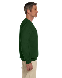 Sweat-shirt à col rond pour homme, 100% coton, couleur unie, coupe classique, pull décontracté, tricoté en molleton, hiver, séchage rapide, sportif - Product Image 3