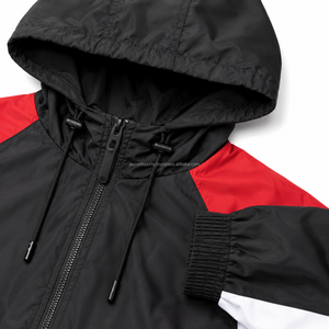 Custom OEM Wholesale Men's Windbreaker Tracksuit Set Nylon Lightweight Zipper Jacket Jogger Pants Sportswear Training <b>Outfit</b> Set - Product Image 4