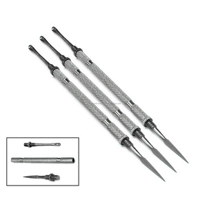 Lanzeta Quirúrgica Veterinaria de Acero Inoxidable Reutilizable con Punta Excéntrica para la Eliminación de Cuerpos Extraños en Peles y Cascos de Animales - Product Image 1