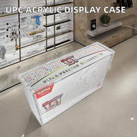 Étui de présentation en acrylique résistant aux UV pour la collection Ultra Premium Pokémon 151 avec couvercles magnétiques, présentoir, étui de protection en acrylique