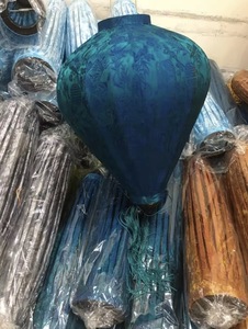 Lanterne en bambou artisanale du Vietnam, en satin, pour restaurant, fête, décoration de mariage, à suspendre, avec housse en tissu de soie DIY, colorée, vente en gros, exportation - Product Image 2