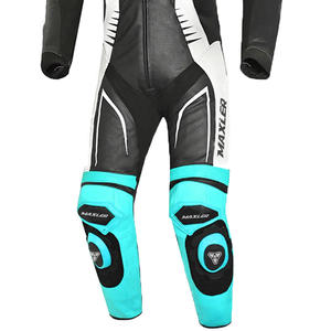 Traje de Motocicleta de Cuero Vacuno con Protección Nivel 1 CE, Diseño Personalizado, Cómodo, Impermeable, Resistente al Viento y al Frío, Tallas Grandes - Product Image 3