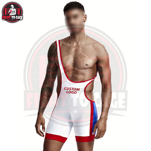 Singlet de Lucha Libre Personalizado con Logotipo, para Hombre y Mujer, Ropa de Entrenamiento y Competición, Impresa en Spandex y Poliéster, Cuello Redondo - Product Image 4