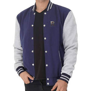 Servicio OEM, Chaquetas Letterman Lisas Teñidas Más Vendidas, MOQ Bajo, Chaqueta Letterman Nueva, Moderna y Económica - Product Image 5