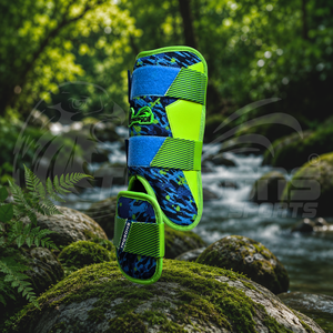 Protector de Tobillo Doble Sublimado Edición Especial Trqsons, Color Verde Agua, con Almohadilla para el Pie, para Béisbol y Deportes al Aire Libre - Product Image 2