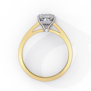 Princess Cut Solitaire <b>Diamond</b> <b>Ring</b> in Classic Engagement <b>Ring</b> - Product Image 4