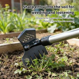 <span class=keywords><strong>Extracteur</strong></span> manuel agricole et de jardin, outil de désherbage à poussée droite, pour travaux manuels - Product Image 3