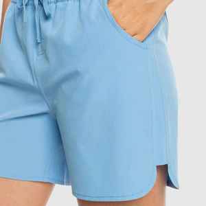 New Collection Women Quick Dry Swim <b>Shorts</b> with Pockets Bottom Drawstring 3D Graphic Beach Boardshorts Casual <b>Short</b> Pants - Product Image 3