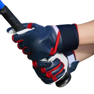 Guantes de Bateo de Béisbol Personalizados de Cuero Genuino con Puño Largo, Unisex para Adultos y Jóvenes - Product Image 4