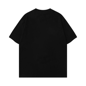 เสื้อยืดโออีเอ็มแฟชั่นใหม่ พิมพ์ลายโลโก้ตามสั่ง พิมพ์ดิจิทัล ผ้าฝ้าย 100% ระบายอากาศได้ดี ทรงโอเวอร์ไซส์ สวมใส่สบายทุกวัน มี 60 สี - Product Image 3