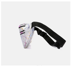 Sac banane en toile de coton personnalisé pour homme avec fermeture éclair, design pliable pour le voyage - Product Image 3