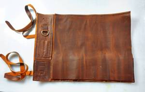 Genuine Leather Eco-Friendly Portable Knife <b>Roll</b> <b>Bag</b> Culinary Chef <b>Tool</b> Case Handmade in Pakistan LKR-0224 - Product Image 3