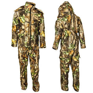 Ensemble de chasse camouflage personnalisé de qualité supérieure en nylon carbone imperméable multifonctionnel pour chasseurs - Product Image 4