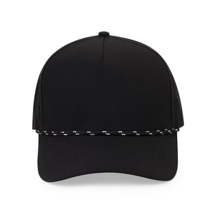 Gorra de Camuflaje con Logotipo Personalizado, Gorra de Béisbol Tipo Trucker de Nailon Estructurado Impermeable con Cuerda y Perforaciones Láser - Product Image 1