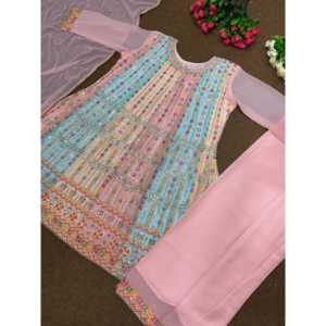 Conjunto de Traje Elegante para Mujer con Dupatta para Fiestas - Product Image 2