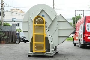 Ventilateur centrifuge OBM CEP-1-16I pour l'extraction de fumée dans les couloirs, avec entraînement par courroie AC en acier au carbone SS400, fabriqué au Vietnam - Product Image 6