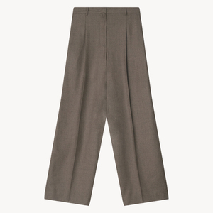 Pantalones Casuales de Moda Personalizados, Transpirables, Holgados, de Pierna Ancha, Cintura Elástica, de Lino y Algodón para Mujer - Product Image 1
