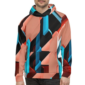 Sweat à capuche pour homme en coton 100% de qualité supérieure, entièrement personnalisable, avec logo brodé, imperméable, écologique, pour l'hiver - Product Image 1