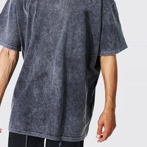 เสื้อยืดผ้าฝ้าย100% สำหรับผู้ชายขนาดใหญ่พิเศษพิมพ์ลายเฮฟวี่เวทเสื้อผ้ามือสอง - Product Image 3