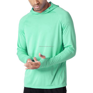Sudadera con capucha de protección solar UPF 50+ para hombre, camisa de pesca de manga larga con protección solar, camisa ligera con protección UV para exteriores - Product Image 5
