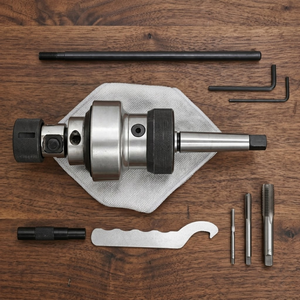 Accesorio de Roscado Reversible |   M3-M12 MT2 Shank High |   Portaherramientas de Precisión para Máquina Perforadora |   Kit de Herramientas Industriales para Torno - Product Image 4