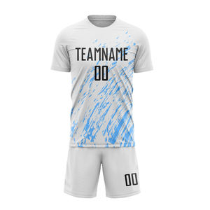 Vente en gros d'uniformes de football personnalisés, ensemble d'uniformes de football sur mesure, service OEM, logo imprimé, uniforme d'équipe de football - Product Image 5