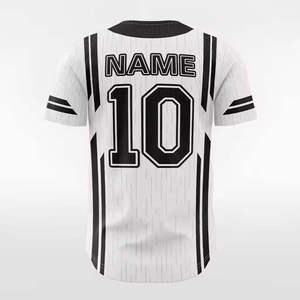 Maillot de baseball personnalisé à séchage rapide, maillot de sport unisexe athlétique 100 % polyester à manches courtes pour équipe - Product Image 2